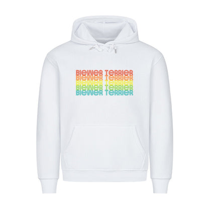 Premium Hoodie "Biewer Terrier - RETRO" Weiß – hunde-shirt.de