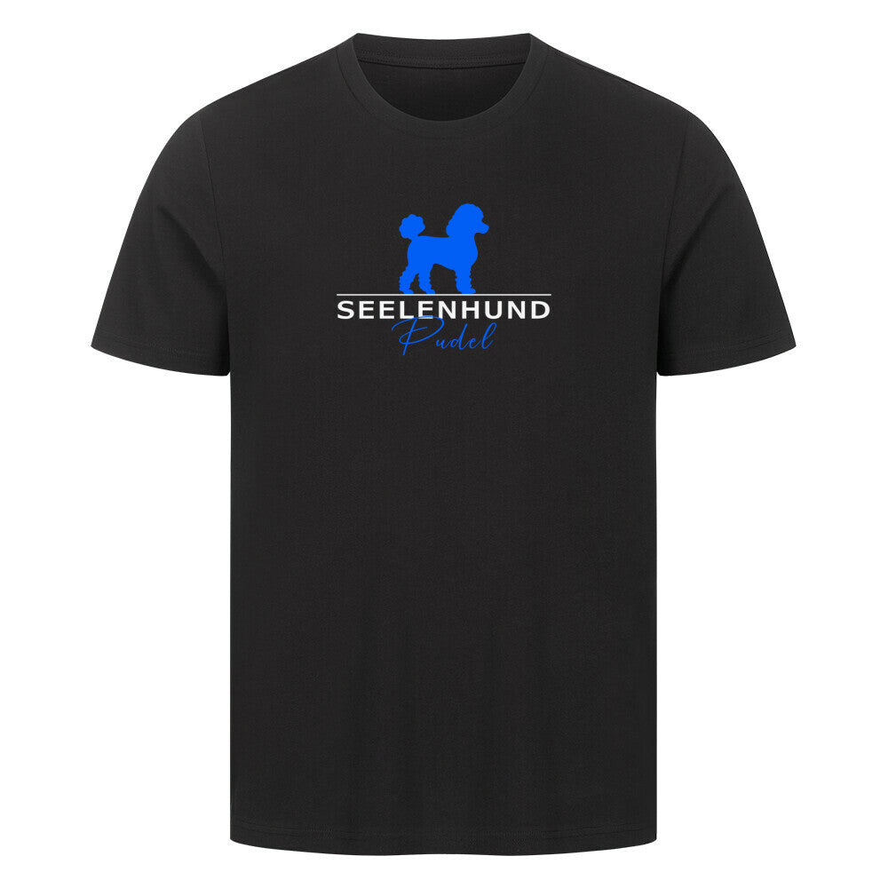 Premium T-Shirt "Pudel - Seelenhund" Schwarz – hunde-shirt.de
