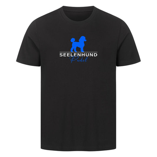 Premium T-Shirt "Pudel - Seelenhund" Schwarz – hunde-shirt.de