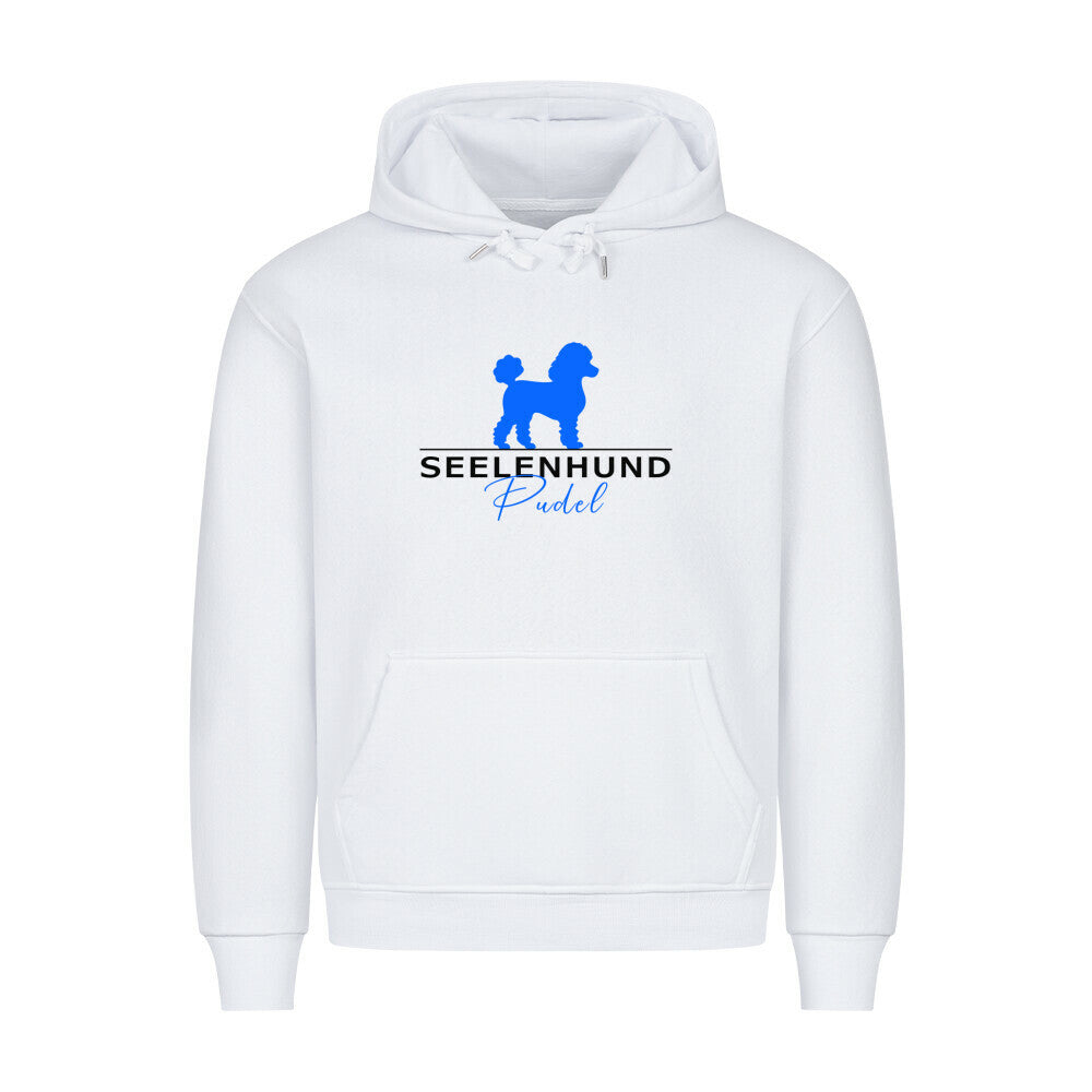 Premium Hoodie "Pudel - Seelenhund" Weiß – hunde-shirt.de