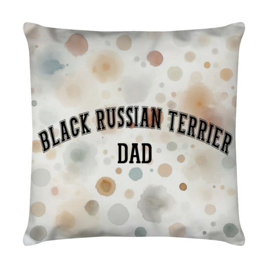 Kissen "Black Russian - DAD" Weiß – hunde-shirt.de