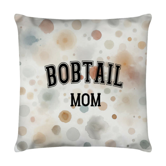 Kissen "Bobtail - MOM" Weiß – hunde-shirt.de