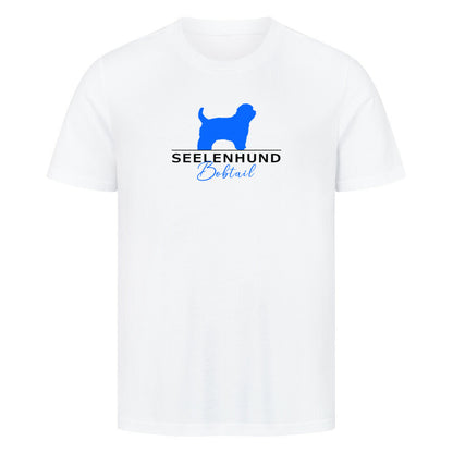 Premium T-Shirt "Bobtail - Seelenhund" Weiß – hunde-shirt.de
