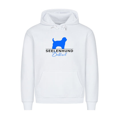 Premium Hoodie "Bobtail - Seelenhund" Weiß – hunde-shirt.de