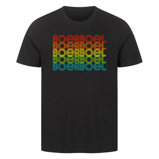 Premium T-Shirt "Boerboel - RETRO" Schwarz – hunde-shirt.de