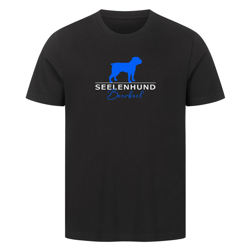 Premium T-Shirt "Boerboel - Seelenhund" Schwarz – hunde-shirt.de