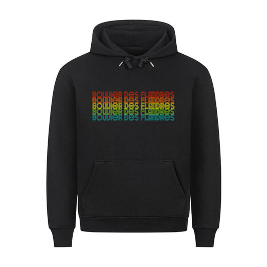 Premium Hoodie "Bouvier - RETRO" Schwarz – hunde-shirt.de