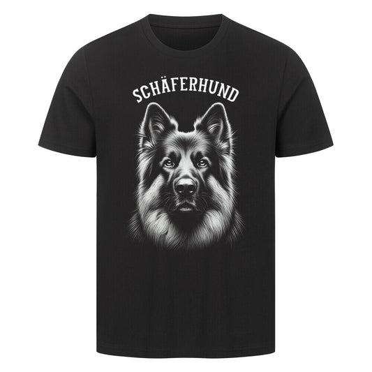 Premium T-Shirt "Schäferhund - Pure" Schwarz – hunde-shirt.de