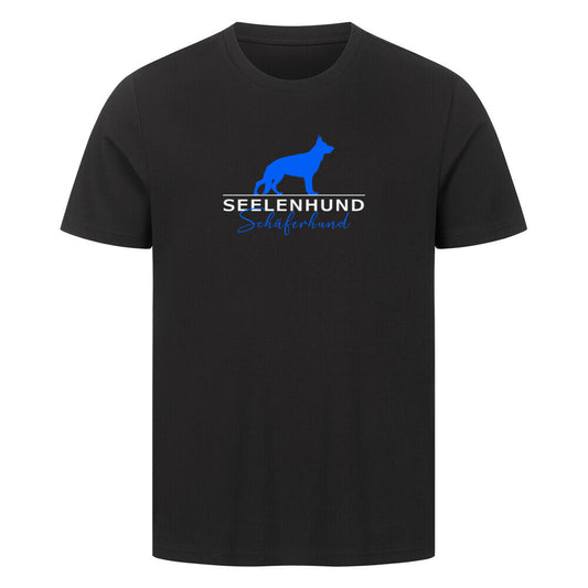 Premium T-Shirt "Schäferhund - Seelenhund" Schwarz – hunde-shirt.de