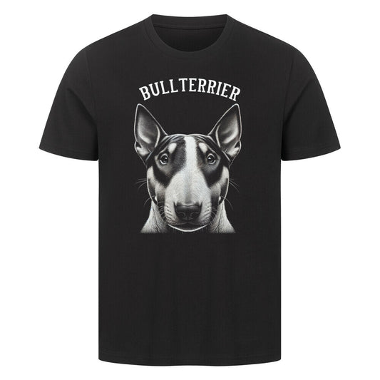 Premium T-Shirt "Bullterrier - Pure" Schwarz – hunde-shirt.de