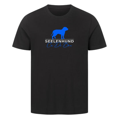 Premium T-Shirt "Ca de Bou - Seelenhund" Schwarz – hunde-shirt.de