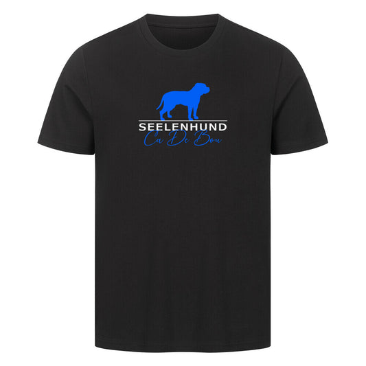 Premium T-Shirt "Ca de Bou - Seelenhund" Schwarz – hunde-shirt.de