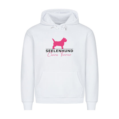 Premium Hoodie "Cairn Terrier - Seelenhund" Weiß – hunde-shirt.de
