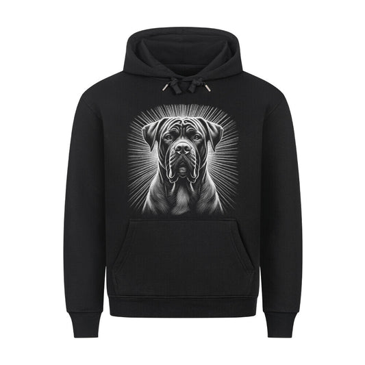 Premium Hoodie "Cane Corso - Bright" Schwarz – hunde-shirt.de