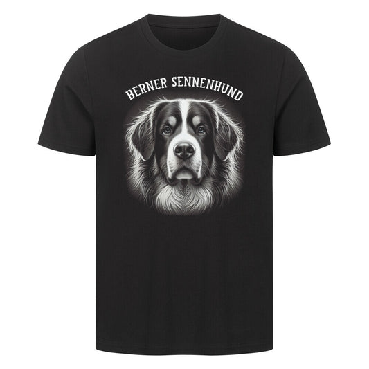 Premium T-Shirt "Berner Sennenhund - Pure" Schwarz – hunde-shirt.de