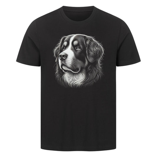 Premium T-Shirt "Berner Sennenhund - Breed" Schwarz – hunde-shirt.de