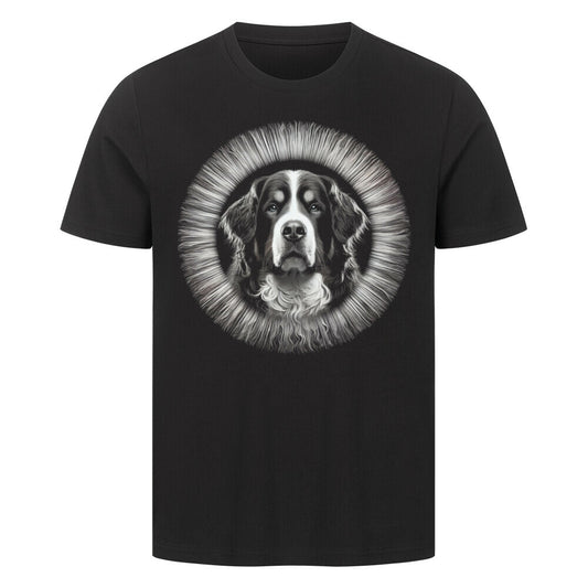 Premium T-Shirt "Berner Sennenhund - Bright" Schwarz – hunde-shirt.de