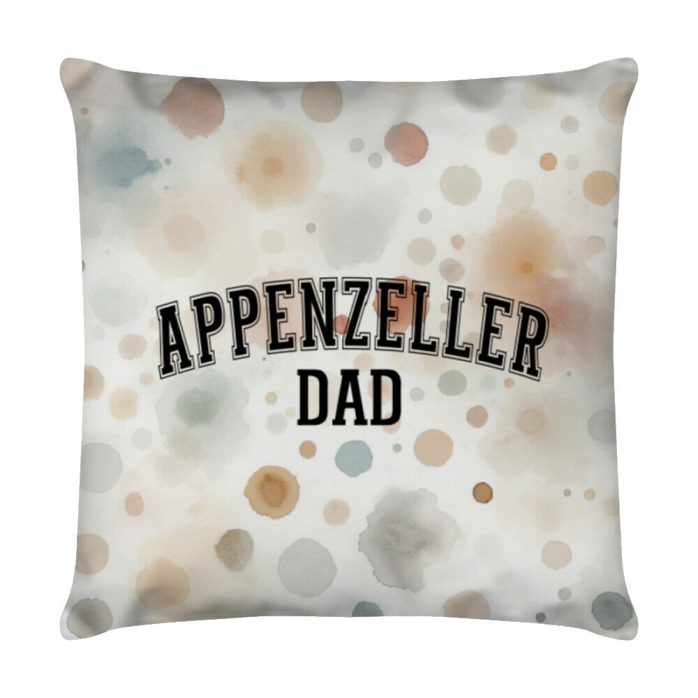 Kissen "Appenzeller - DAD" Weiß – hunde-shirt.de