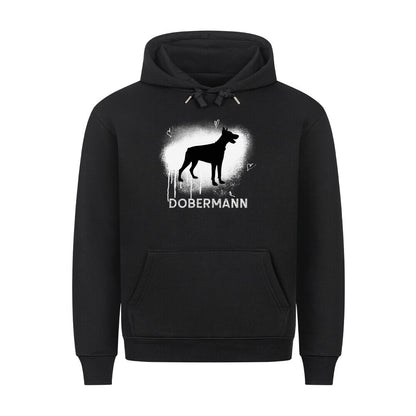 Premium Hoodie "Dobermann - Brush" Schwarz – hunde-shirt.de