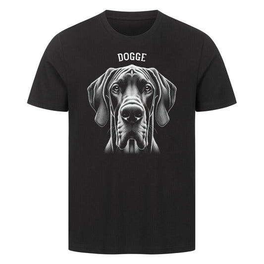 Premium T-Shirt "Dogge - Pure" Schwarz – hunde-shirt.de
