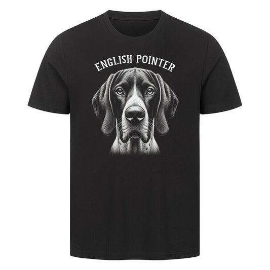 Premium T-Shirt "English Pointer - Pure" Schwarz – hunde-shirt.de