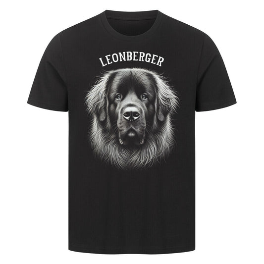 Premium T-Shirt "Leonberger - Pure" Schwarz – hunde-shirt.de