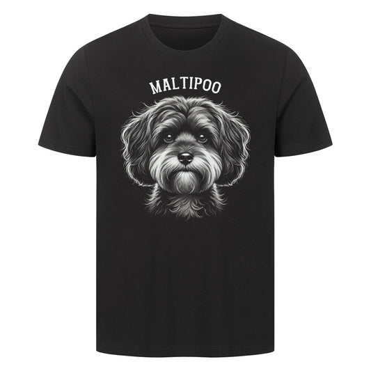 Premium T-Shirt "Maltipoo - Pure" Schwarz – hunde-shirt.de