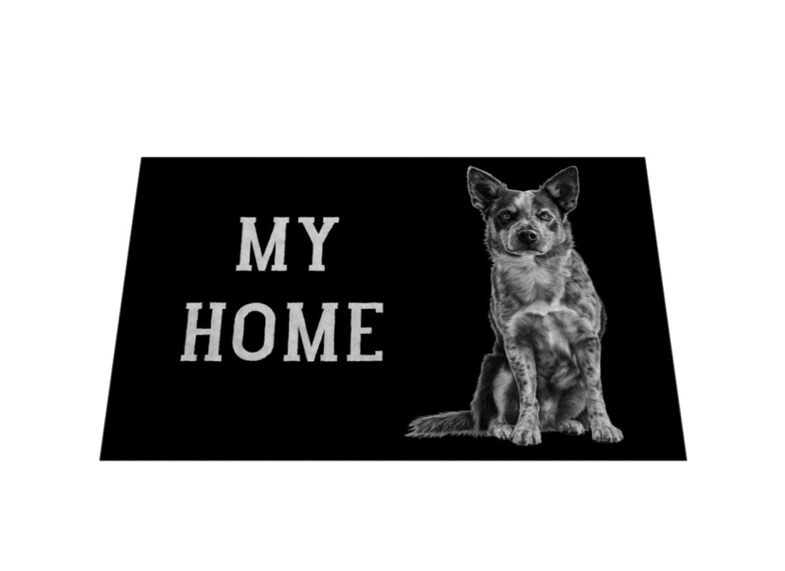 Fußmatte "Australian Cattle Dog - MY HOME" – hunde-shirt.de