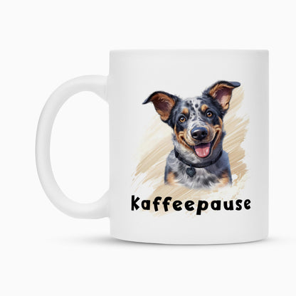 Tasse "Australian Cattle Dog - Kaffeepause" – hunde-shirt.de