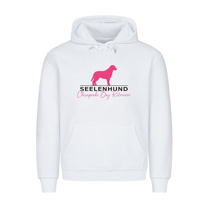 Premium Hoodie "Chesapeake Bay - Seelenhund" Weiß – hunde-shirt.de