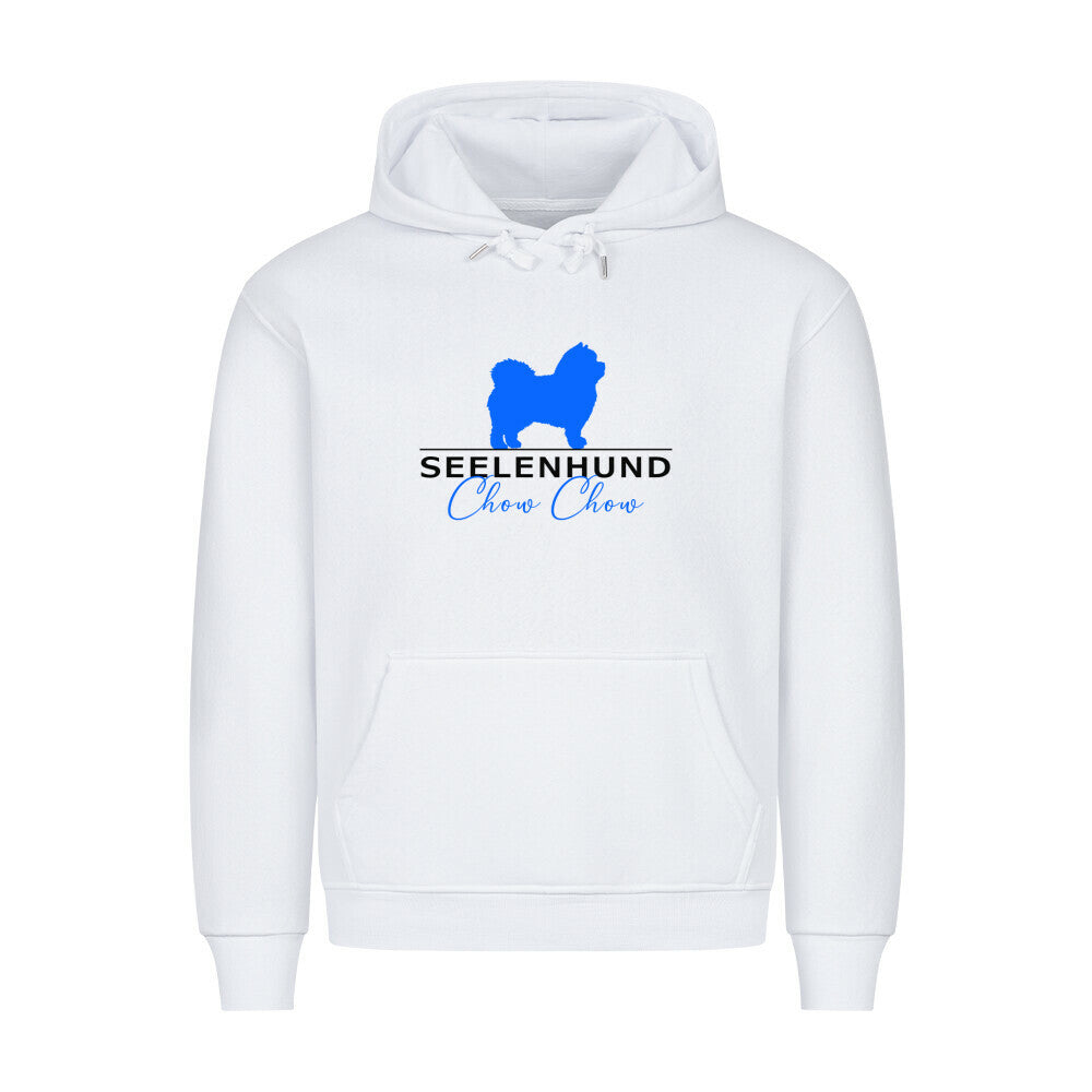 Premium Hoodie "Chow Chow - Seelenhund" Weiß – hunde-shirt.de