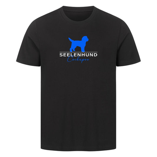 Premium T-Shirt "Cockapoo - Seelenhund" Schwarz – hunde-shirt.de