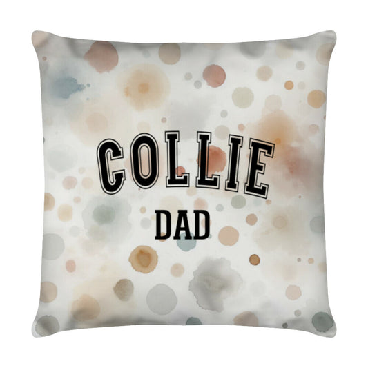 Kissen "Collie - DAD" Weiß – hunde-shirt.de