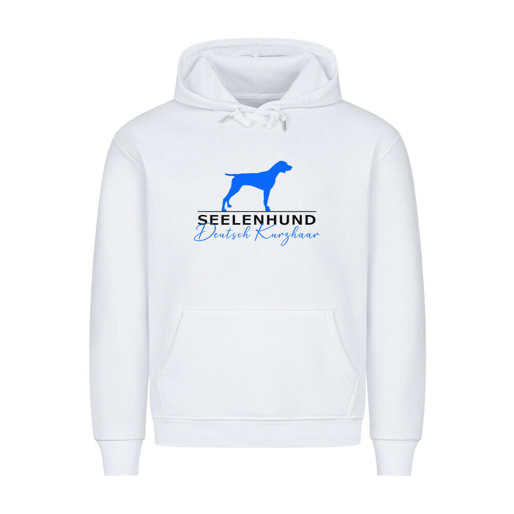 Premium Hoodie "Deutsch Kurzhaar - Seelenhund" Weiß – hunde-shirt.de