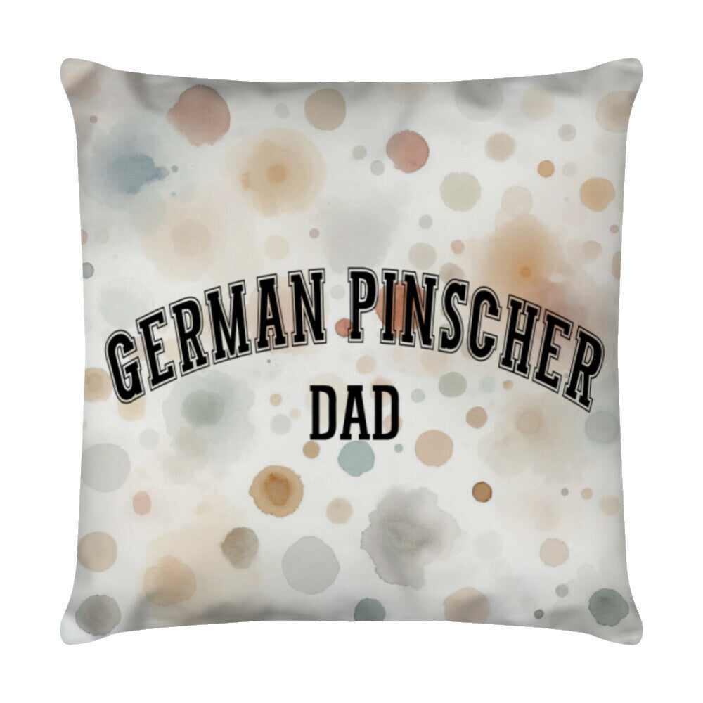 Kissen "German Pinscher - DAD" Weiß – hunde-shirt.de