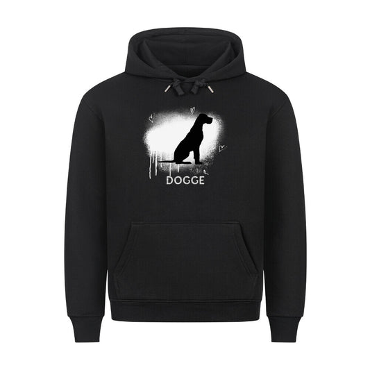 Premium Hoodie "Dogge - Brush" Schwarz – hunde-shirt.de