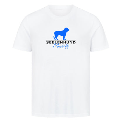 Premium T-Shirt "English Mastiff - Seelenhund" Weiß – hunde-shirt.de