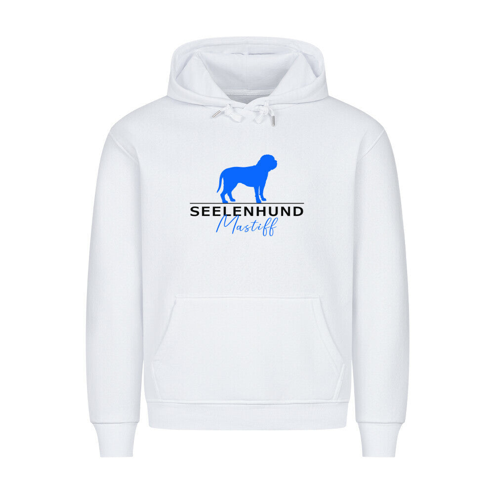 Premium Hoodie "English Mastiff - Seelenhund" Weiß – hunde-shirt.de