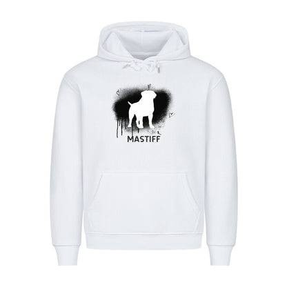 Premium Hoodie "English Mastiff - Brush" Weiß – hunde-shirt.de
