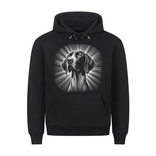 Premium Hoodie "English Pointer - Shine" Schwarz – hunde-shirt.de