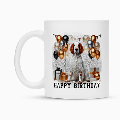 Tasse "English Setter - Happy Birthday" – hunde-shirt.de