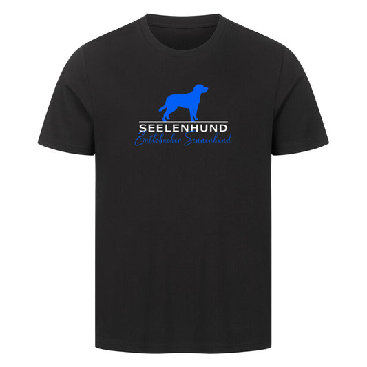 Premium T-Shirt "Entlebucher - Seelenhund" Schwarz – hunde-shirt.de