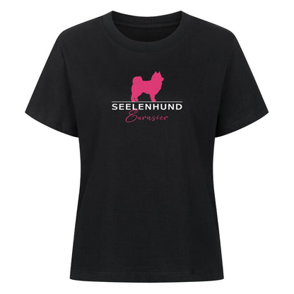 Premium Damen-Shirt "Eurasier - Seelenhund" Schwarz – hunde-shirt.de