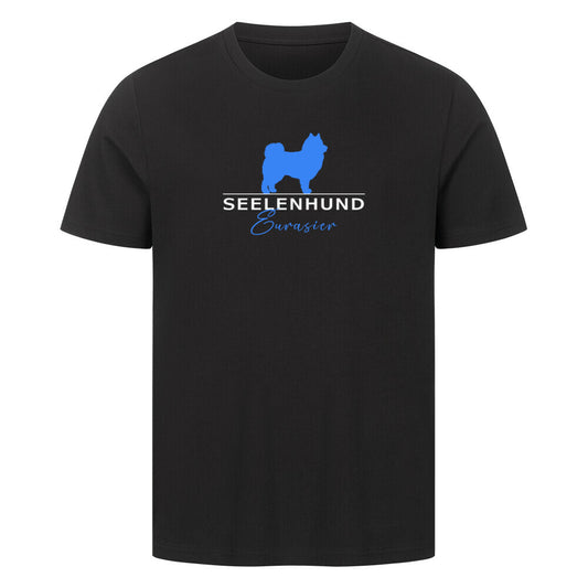 Premium T-Shirt "Eurasier - Seelenhund" Schwarz – hunde-shirt.de
