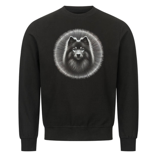 Premium Sweatshirt "Finnischer Spitz - Shine" Schwarz – hunde-shirt.de