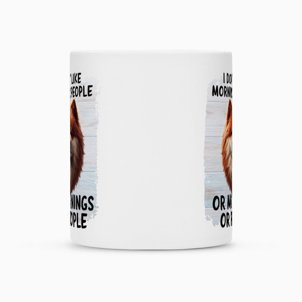 Tasse "Finnischer Spitz - Morning People" – hunde-shirt.de