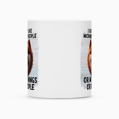 Tasse "Finnischer Spitz - Morning People" – hunde-shirt.de