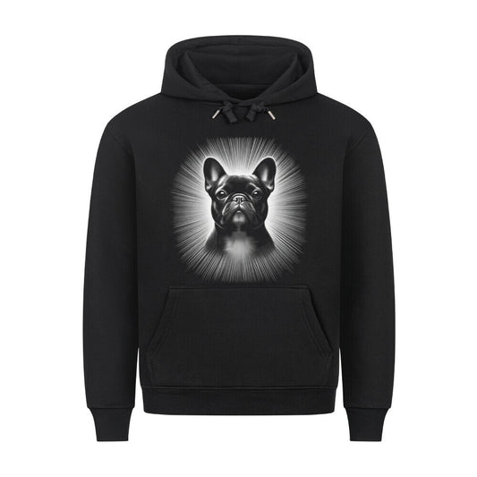 Premium Hoodie "Frenchie - Star" Schwarz – hunde-shirt.de