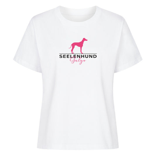 Premium Damen-Shirt "Galgo - Seelenhund" Weiß – hunde-shirt.de