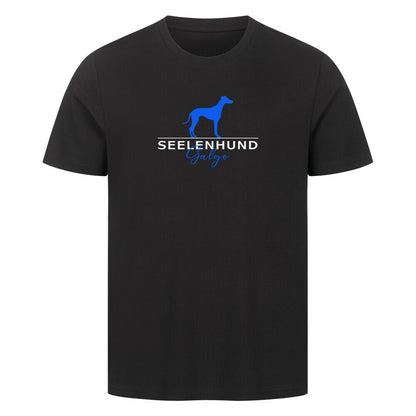 Premium T-Shirt "Galgo - Seelenhund" Schwarz – hunde-shirt.de